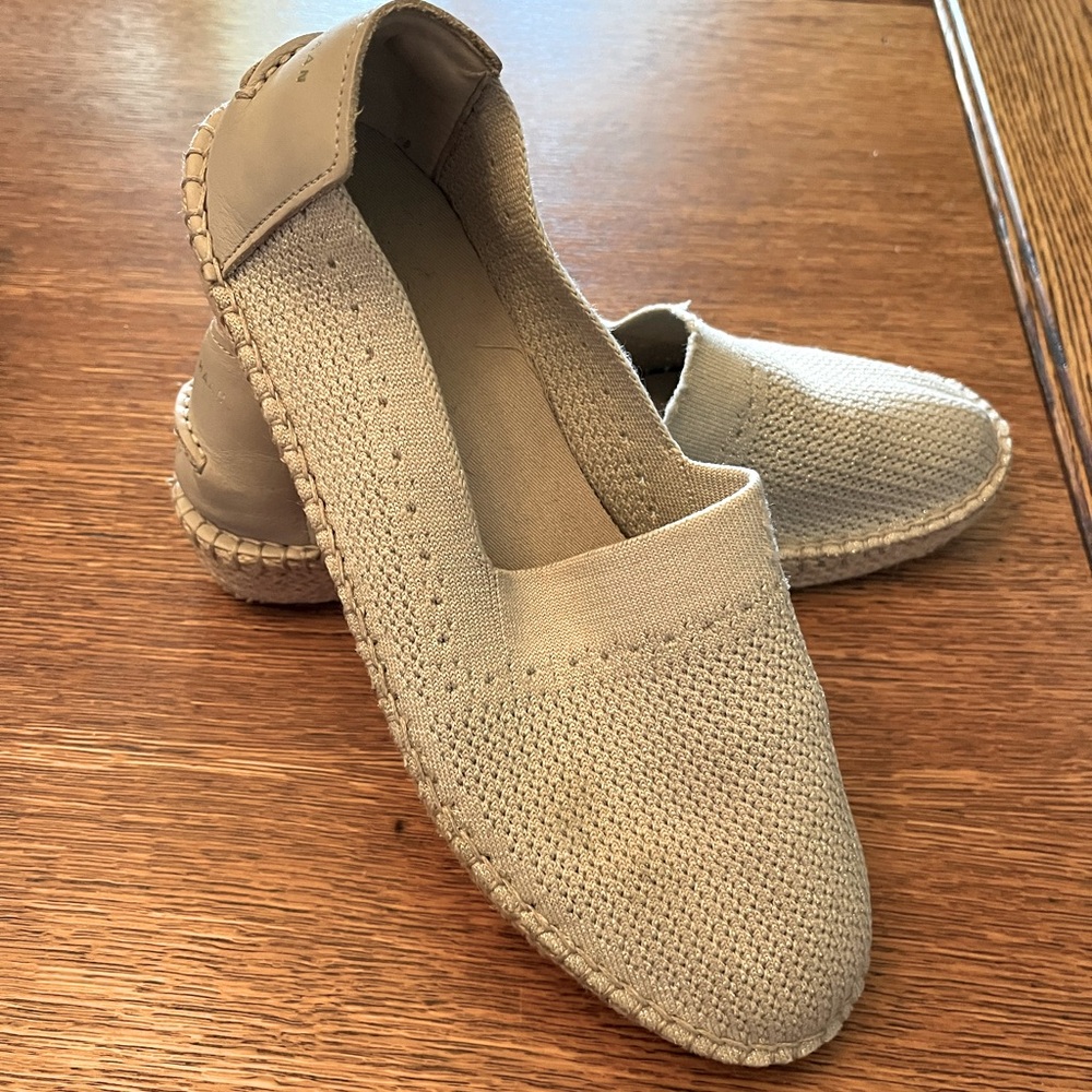 Cole Haan Light Tan Slip-On Shoes